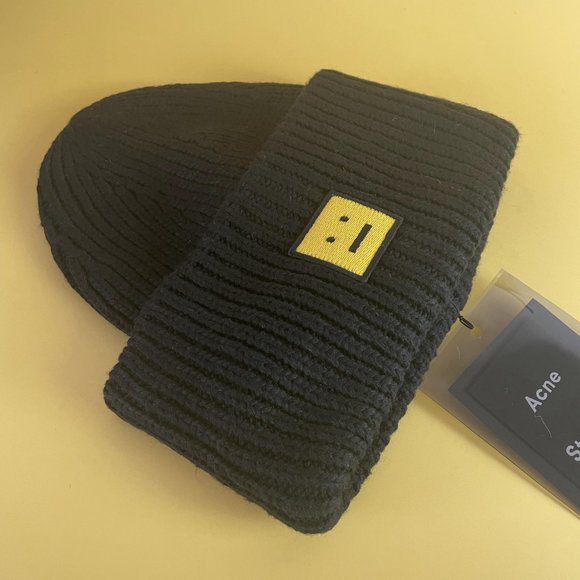 Acne Studios Beanie black hats - Picture 3 of 10